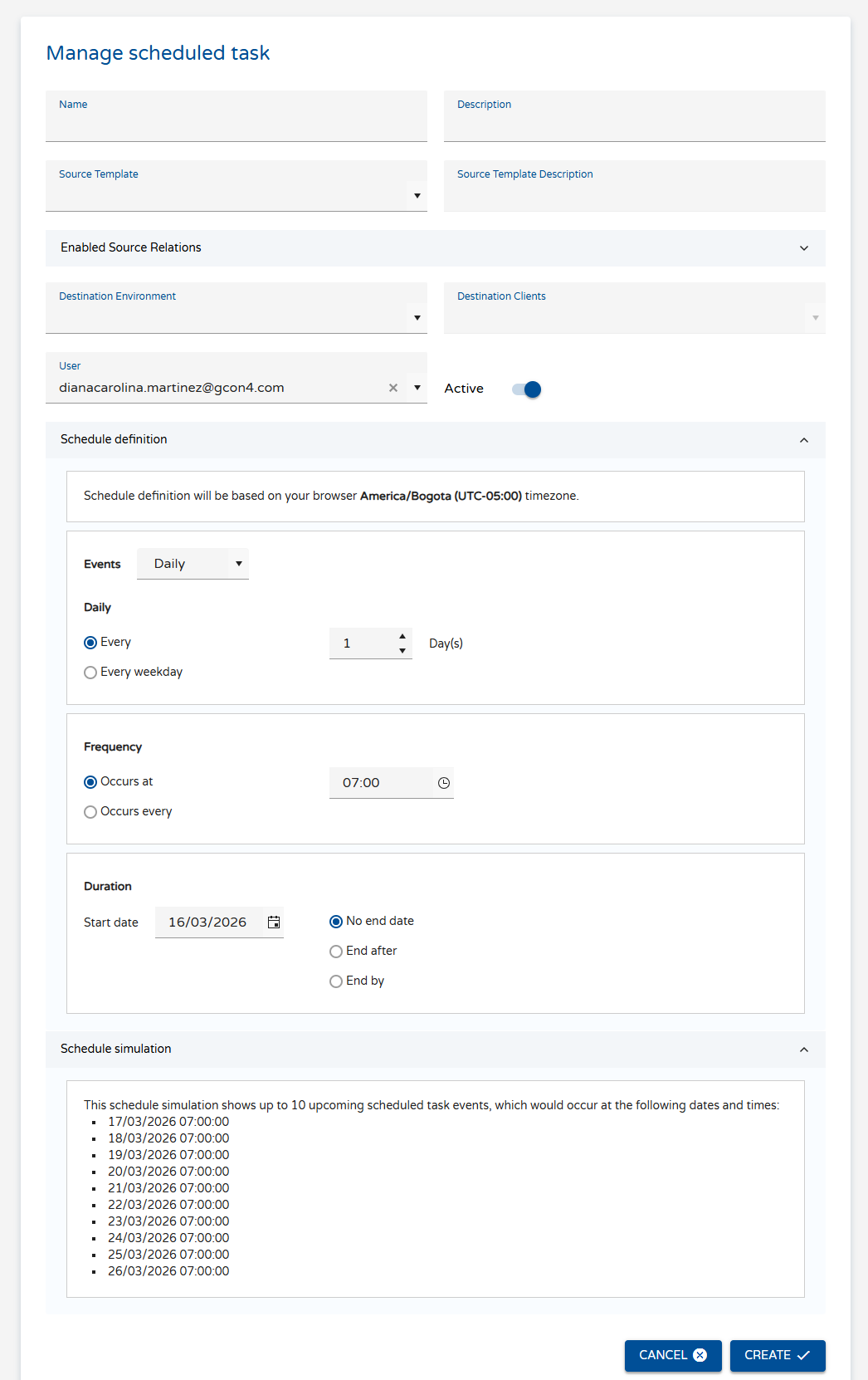 SCHEDULED TASKS