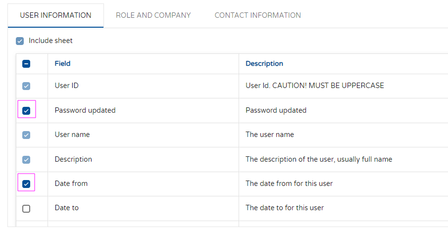 Columns or rows icon