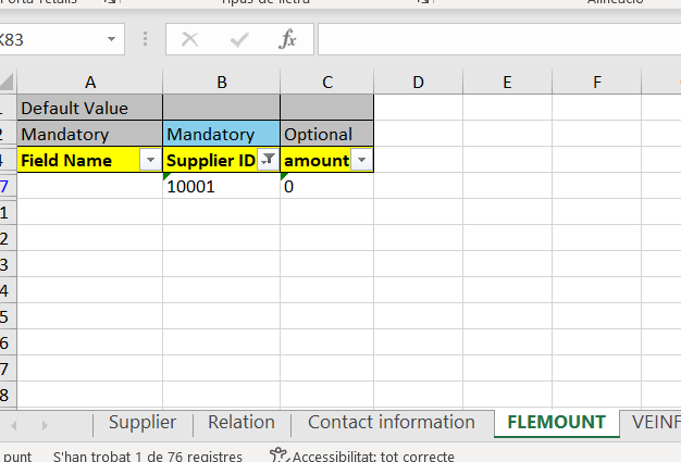 Flexifield tab screen